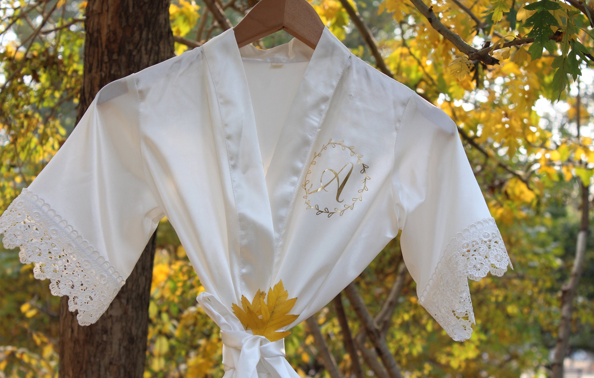 White Satin Flower Girl Robe Junior Bridesmaid Robes Satin Etsy