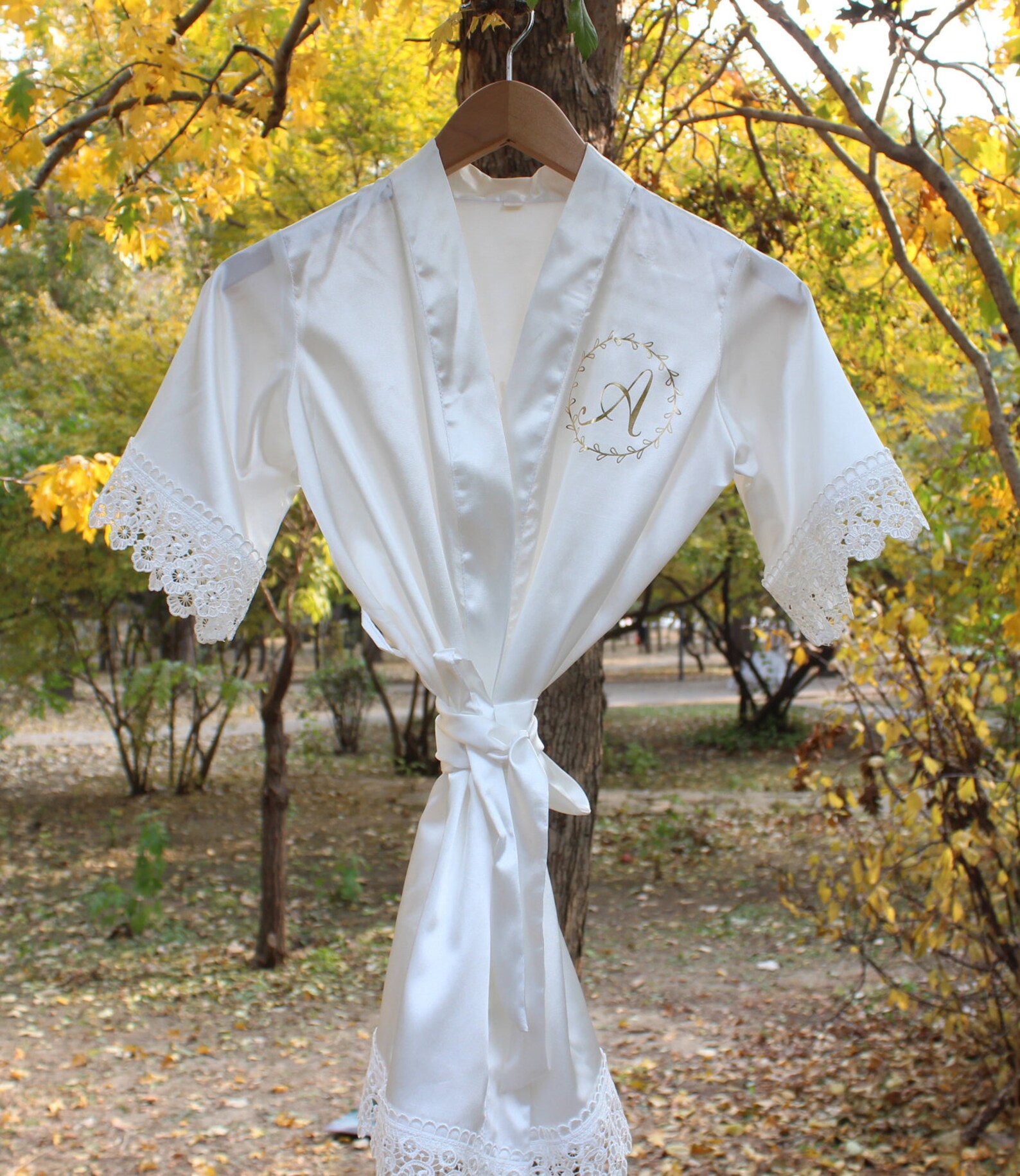 White Satin Flower Girl Robe Junior Bridesmaid Robes Satin Etsy