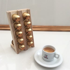 Cajones de café para Nespresso, soporte de almacenamiento, estante  práctico, cápsulas, 60 cápsulas