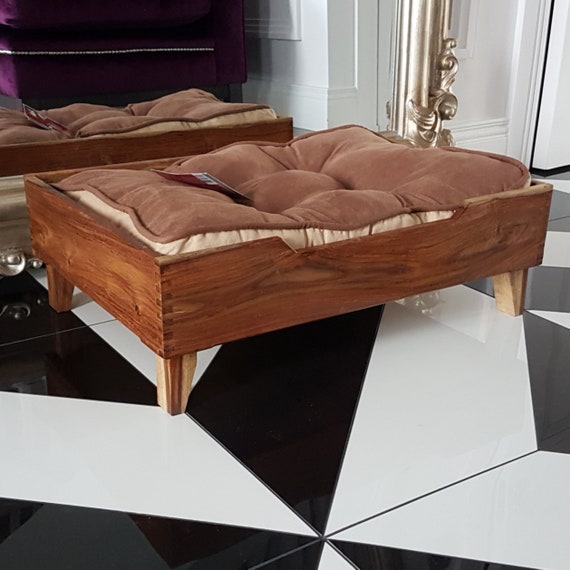 Dog Bed Pet Furniture Raised Dog Bed Wooden Dog Bed Wood Dog Bed Etsy Canada