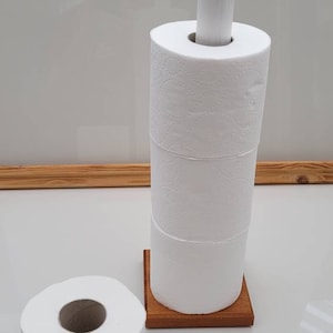 Loo Roll Holder | Floor Standing Toilet Roll Holder | Bathroom Decor | Restroom Essentials | Toilet Paper Holder