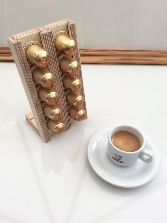 Cajón Dispensador Nespresso Bambú para café