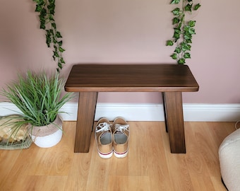 Hallway Bench | Shoe Bench | Wooden Seat Bench | Shoe Seat