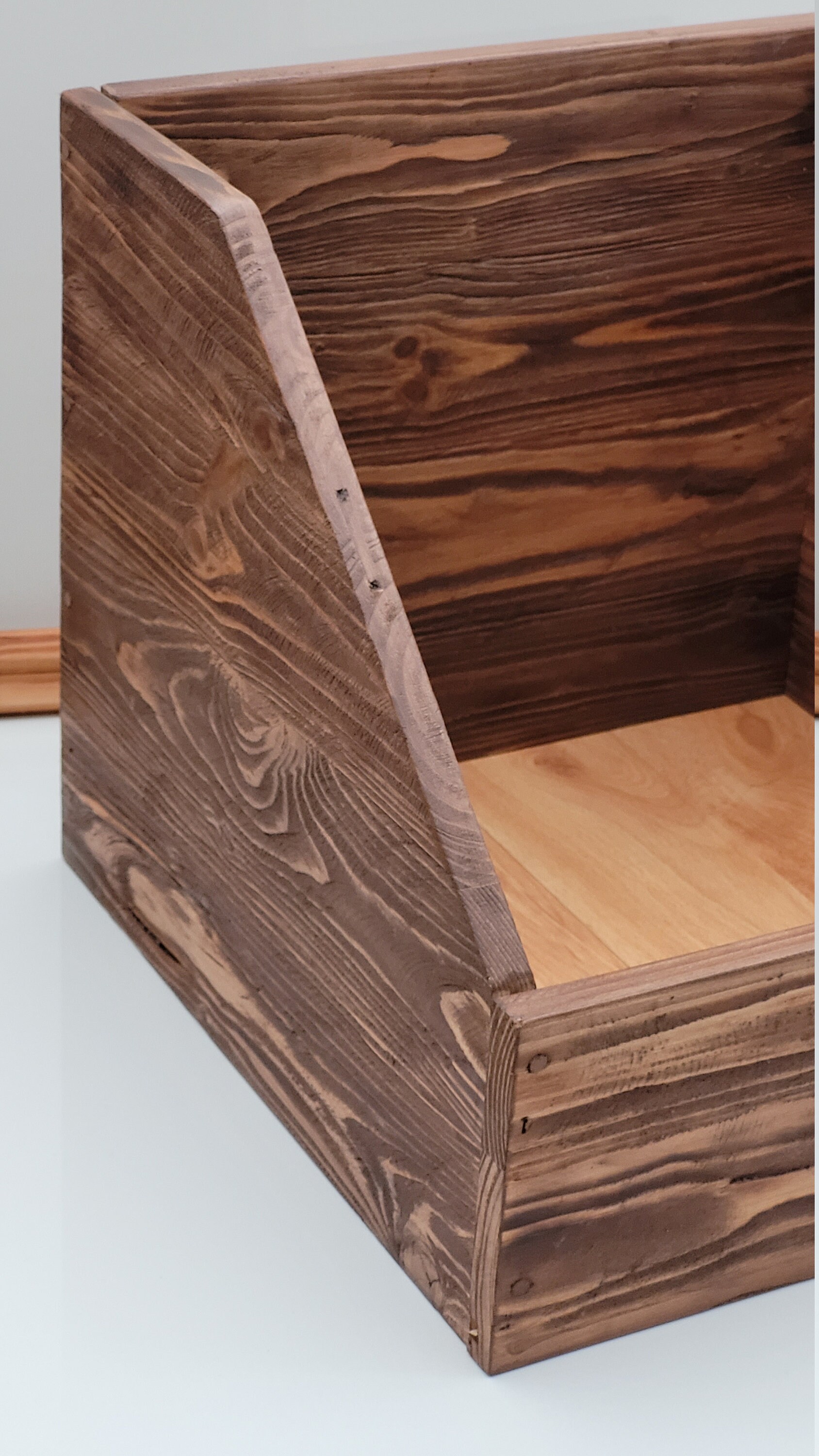 Pillowfort Large Wood Milk Crate Toy Storage Bin Cheap Supplier