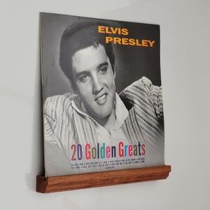 Vinyl Record Display Shelf | Wooden Now Playing Shelf