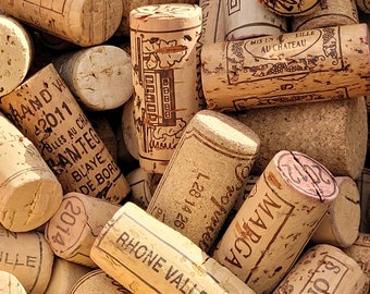 50 Used Wine Corks: Real Cork Craft Decoration