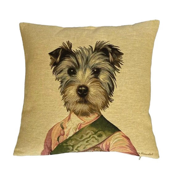 テリア アリストドッグ、ティエリー ポンスレ作、ベルギー製ジャカード