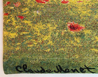 Tenture Murale Belge Claude Monet - Coquelicots (Poppy Fields) - 59x45 Cm (23x18 In) - Neuve
