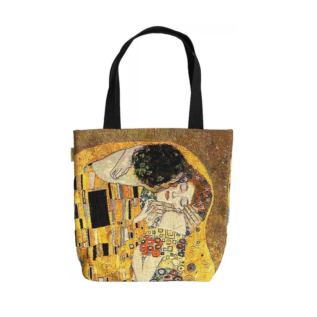 CafePress Gustav Klimt The Kiss Tote Bag - Natural Canvas Reusable Shopping Bag, Two Sizes Available - View #6