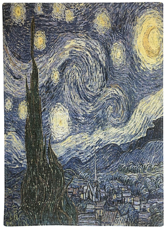 Vincent Van GOGH Starry Night Nuit Etoilee French Jacquard Woven