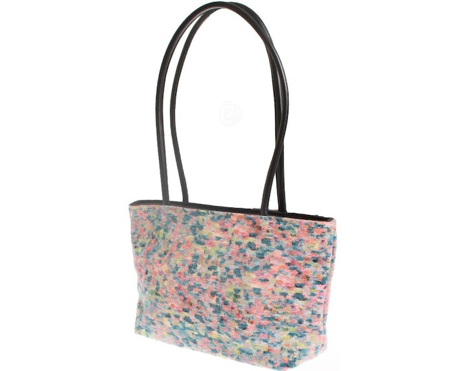 PAUL SIGNAC "AVIGNON" Belgian Tapestry Princess Style Bag 31CM X 18CM, hand finished and fully lined with leather handles & zip closure