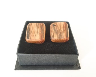 Scottish whisky barrel cufflinks