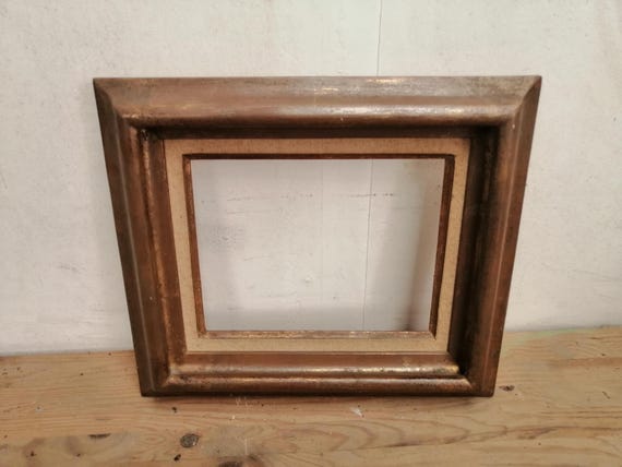 額縁 1970~ Wood Frame Vintage Poster Beautiful Antique Handmade Vintage 70s Wooden Classic Wall