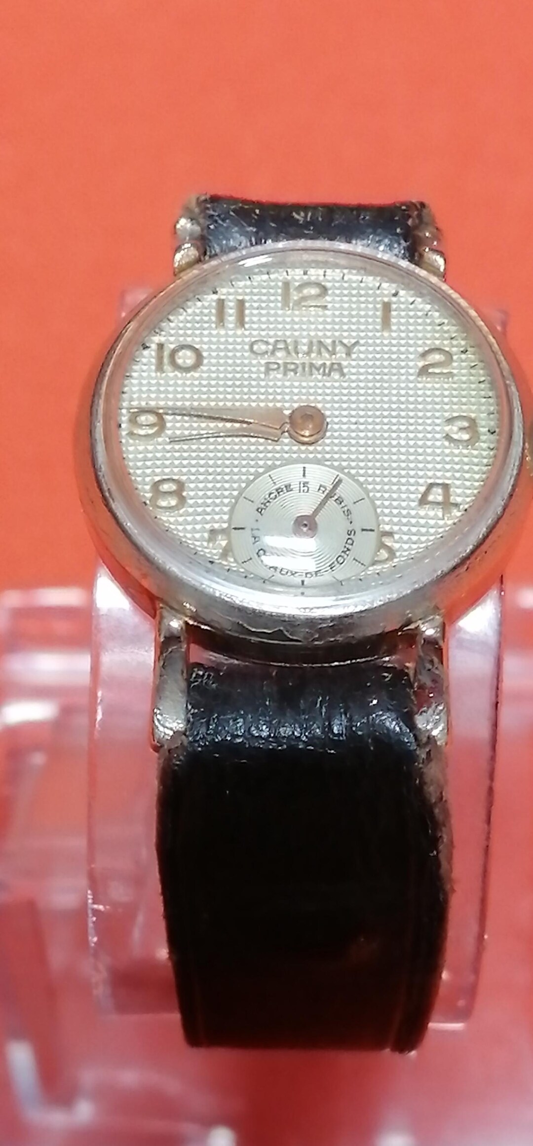 Cauny Prima Cal. Eta 2325 – Montre Vintage 19,6 Mm – Pour Pièces