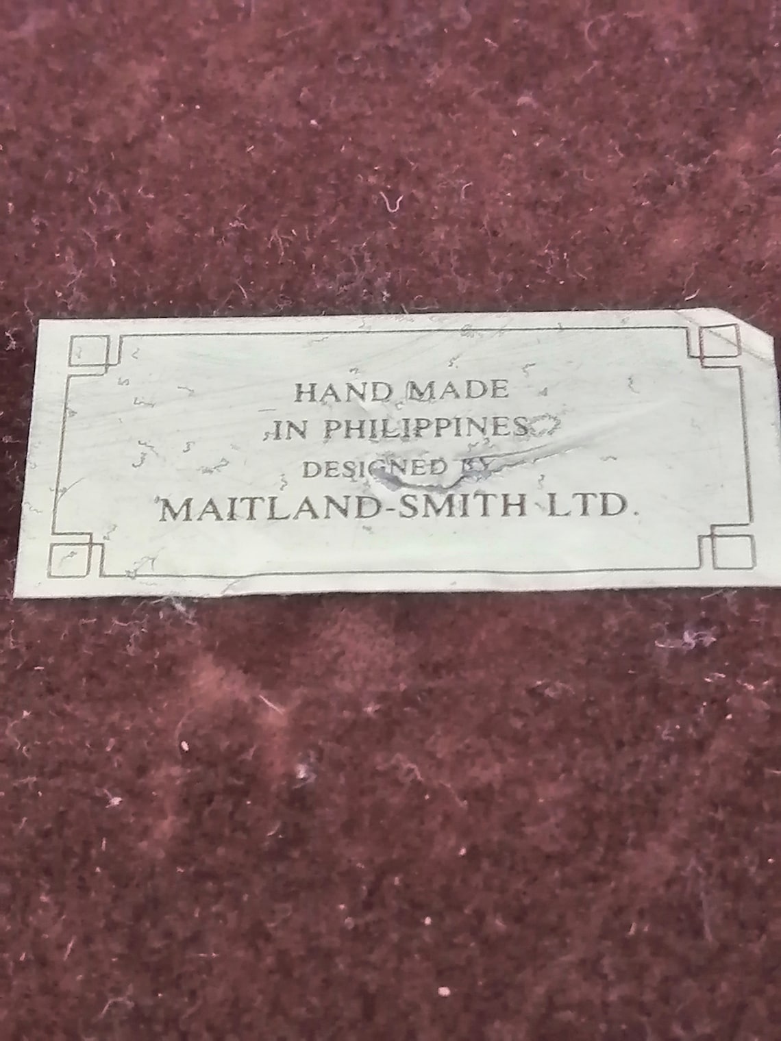 Vintage Genuine Maitland Smith LTD. Philippines Handmade Inlaid