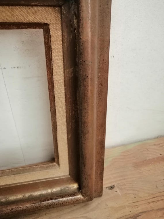 Beautiful Antique Handmade Vintage 70s Wooden Classic Wall Frame