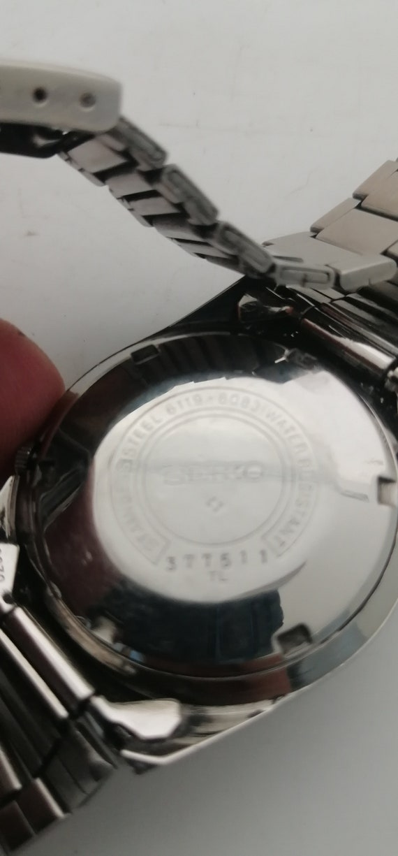 SEIKO AUTOMATIC COMPLETE MOVEMENT CAL NO 6309A CROWN AT-4 O'CLOCK MO - Foto 6