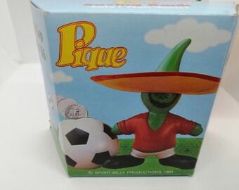 Tirelire Mascotte Pique Mexico 86 - World Cup - Emballage D'origine - Neuf