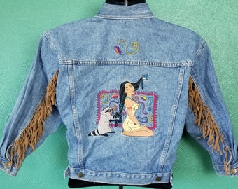 disney embroidered denim jacket