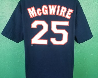 Vintage 90s Mark McGwire 25 St Louis Cardinals Shirt XL