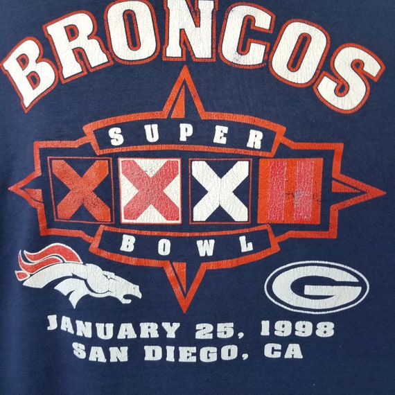 Vintage 90s Denver Broncos Super Bowl XXXI Champi… - image 3