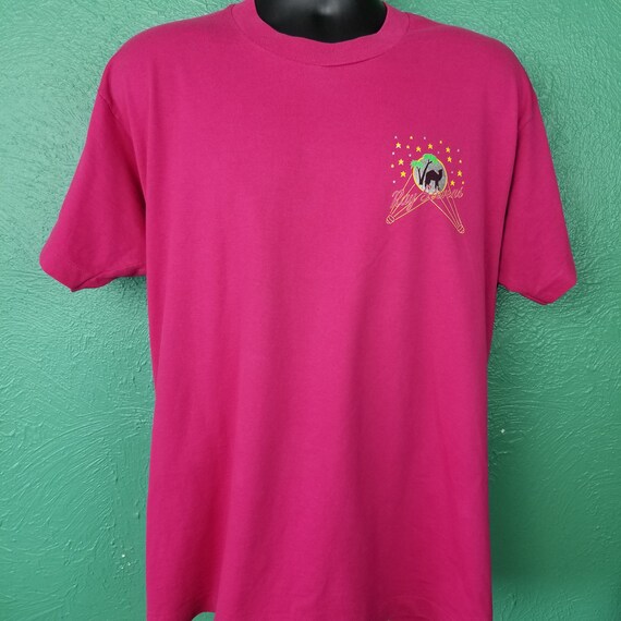 Vintage 90s Ray Stevens Branson Missouri Pink Oas… - image 3