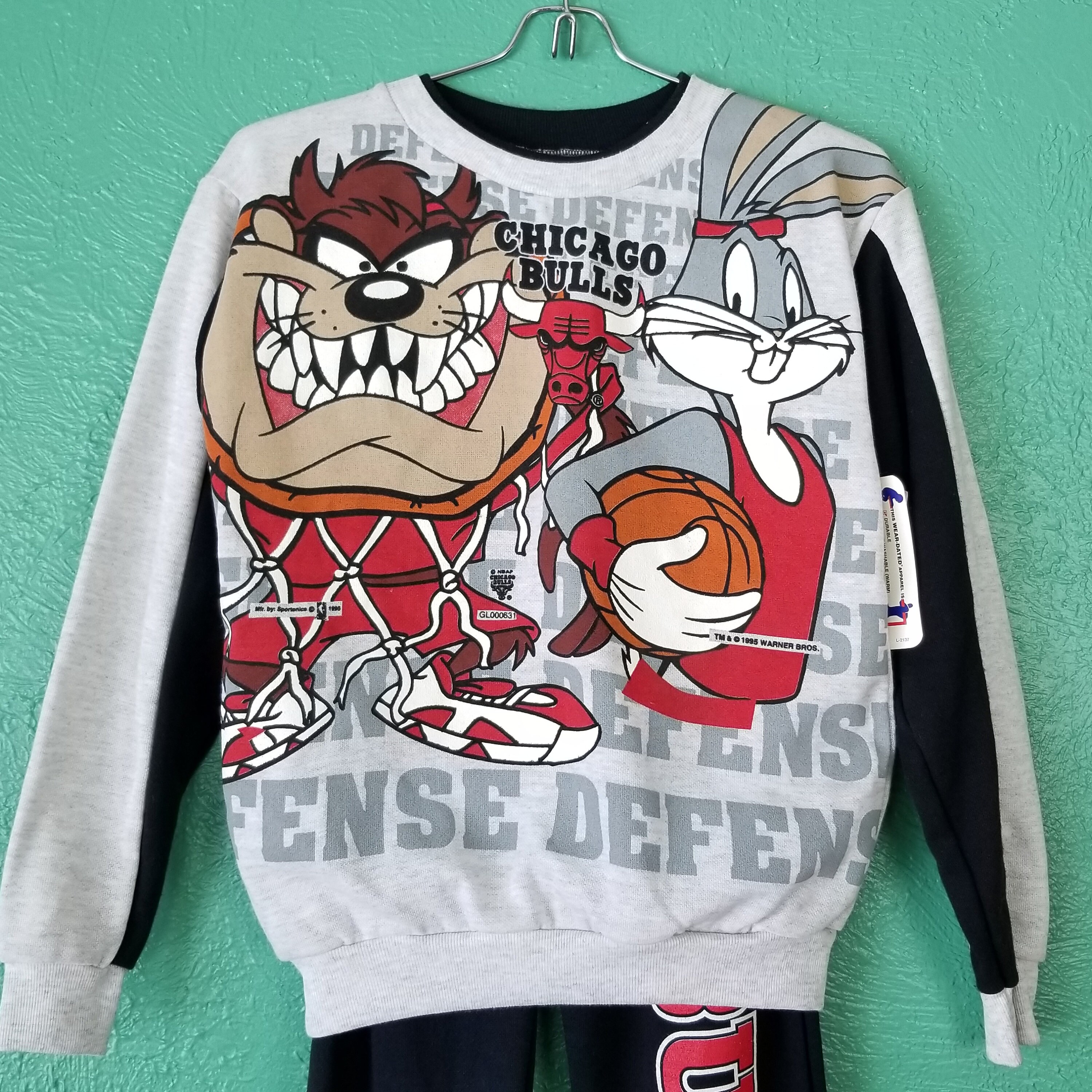 Vintage 90s Chicago Bulls Taz Bunny Looney Tunes Space Jam Vintage 90s Chicago Bulls Taz Bunny Looney Tunes Space Jam