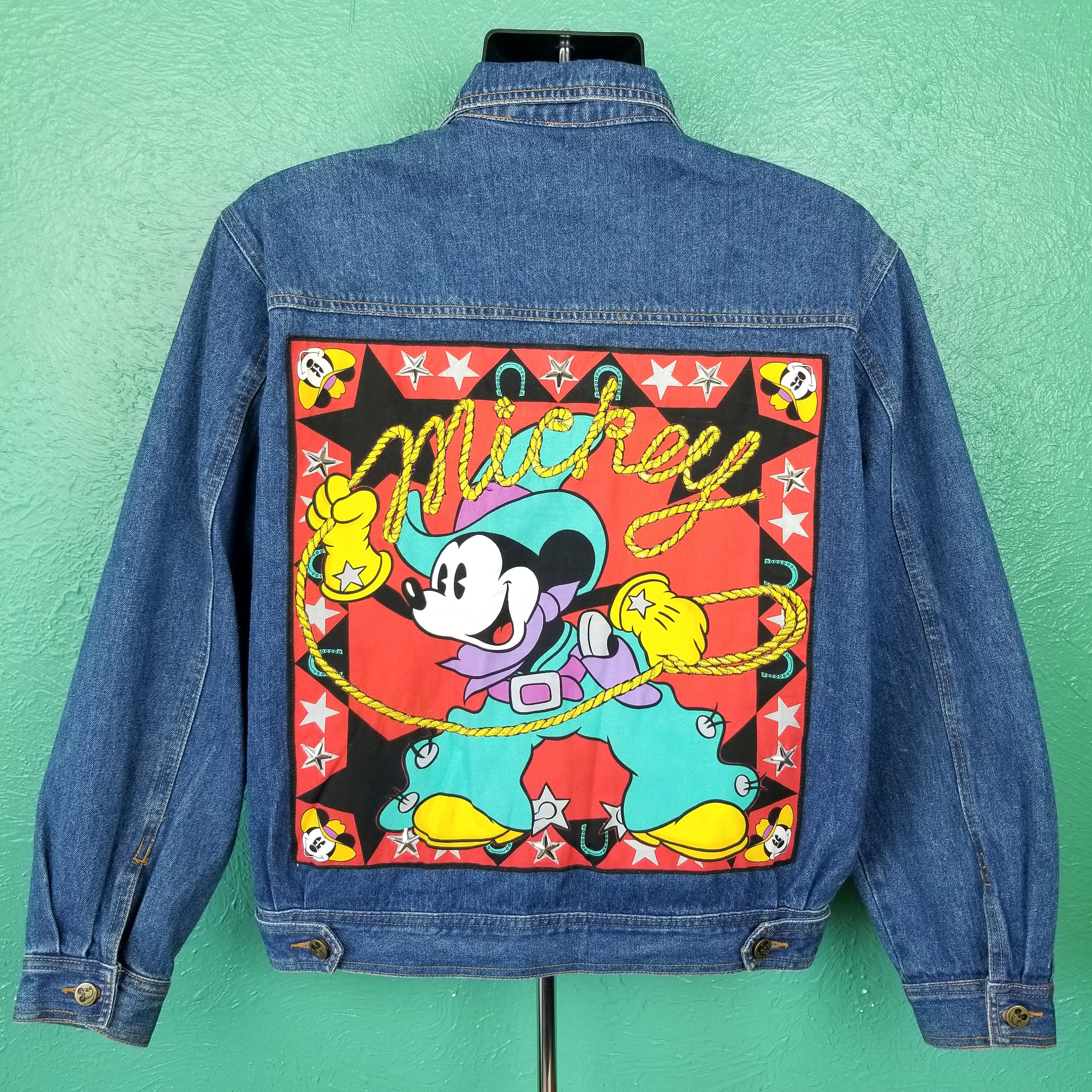 Vintage Mickey Mouse Cowboy Denim Jean 