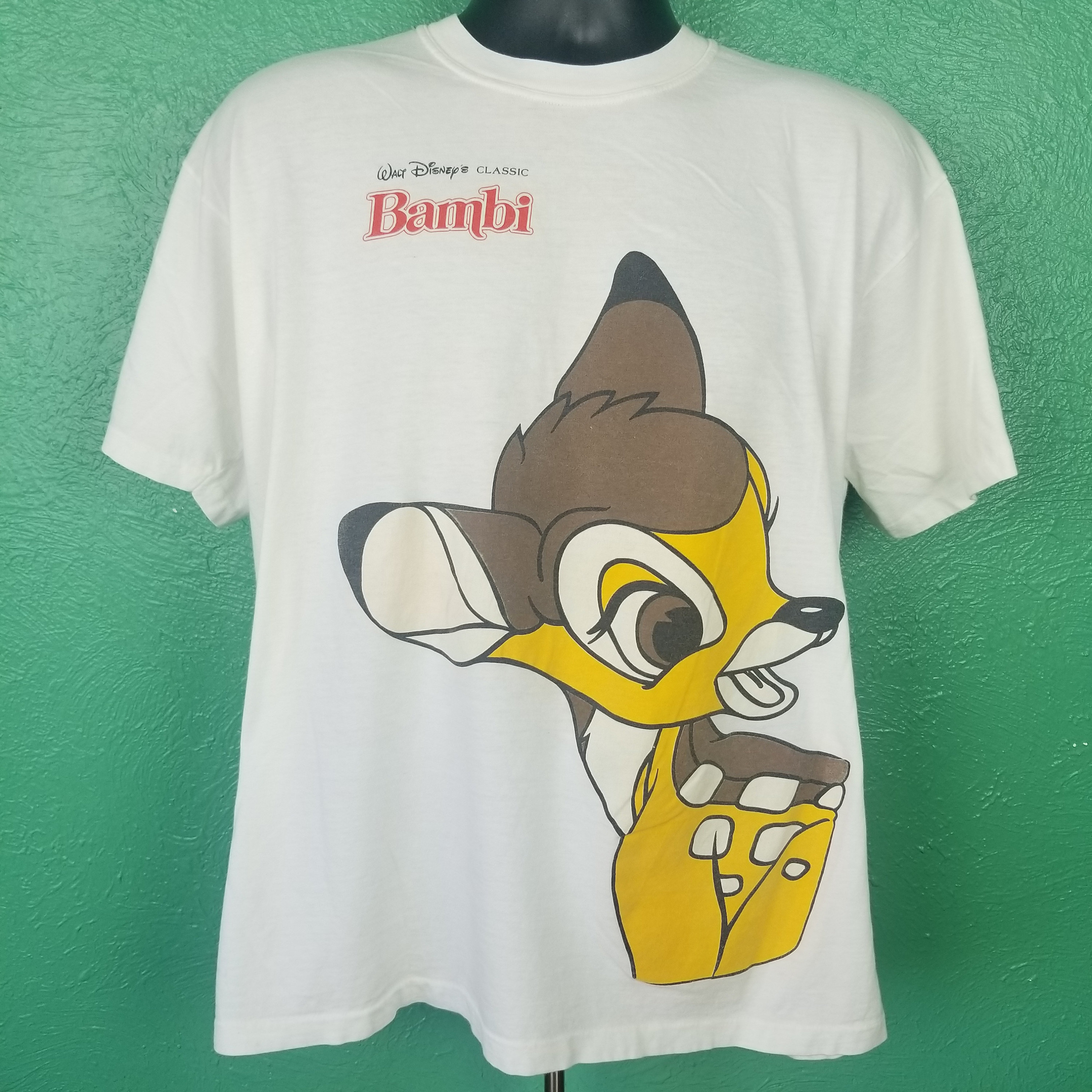 Vintage 80s Bambi Disney Movie Norway Shirt Large Etsy - Size