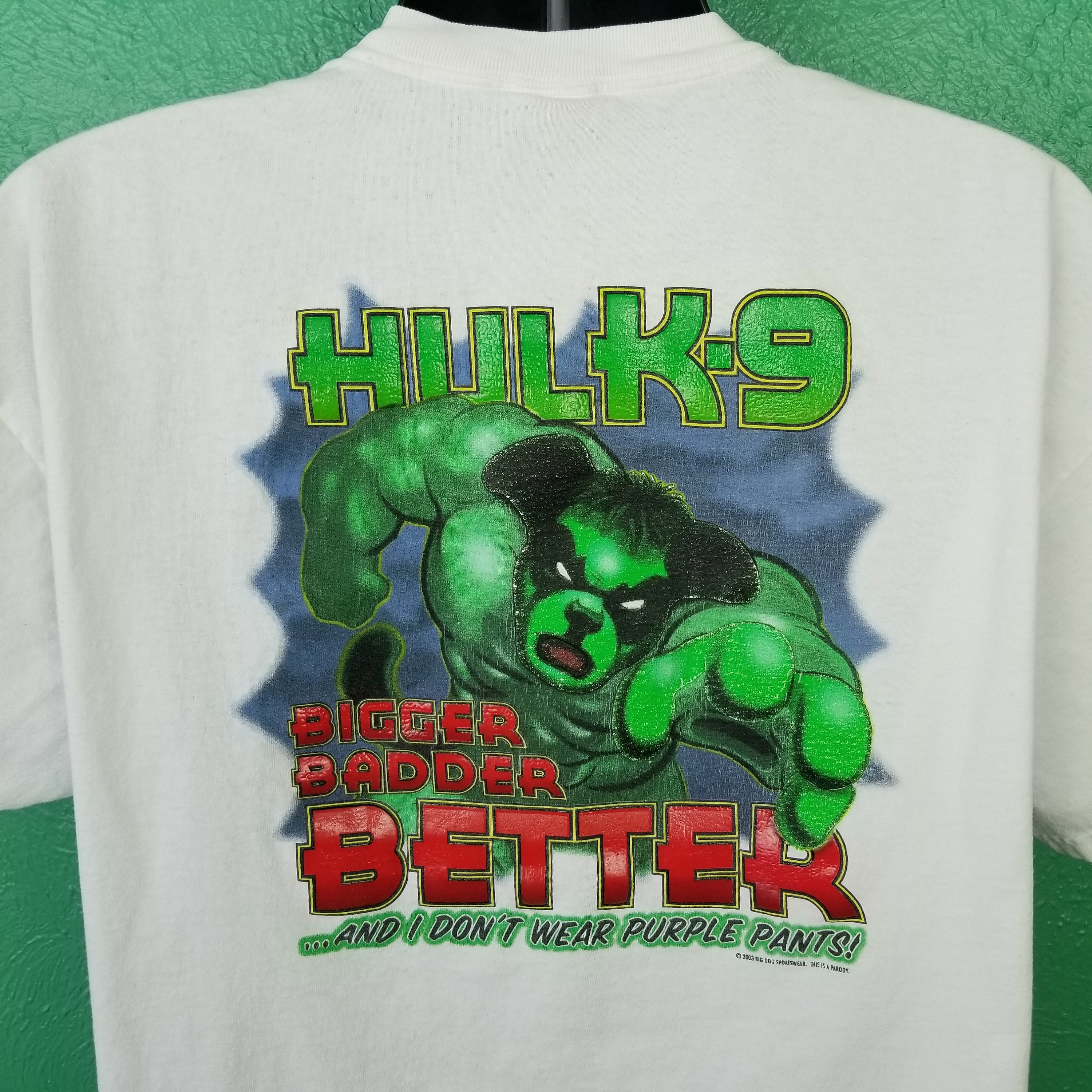Hulk hotsell dog shirt