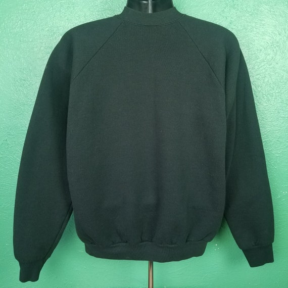 Vintage 80's Colorado Cowboy Black Sweatshirt Pul… - image 4