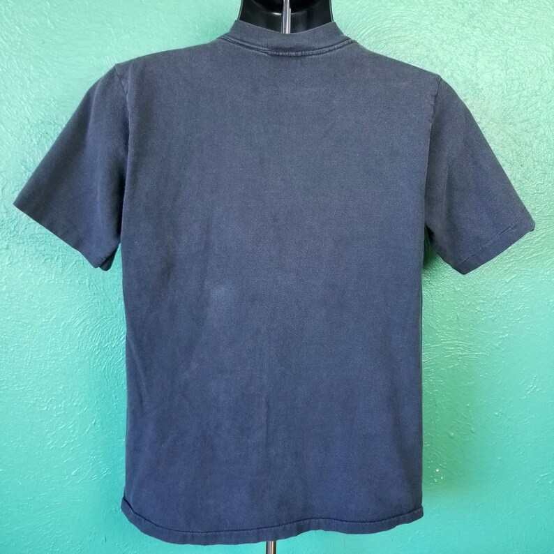Vintage 80s Hardrock Cafe Orlando Neon Green Black T Shirt Size Medium M