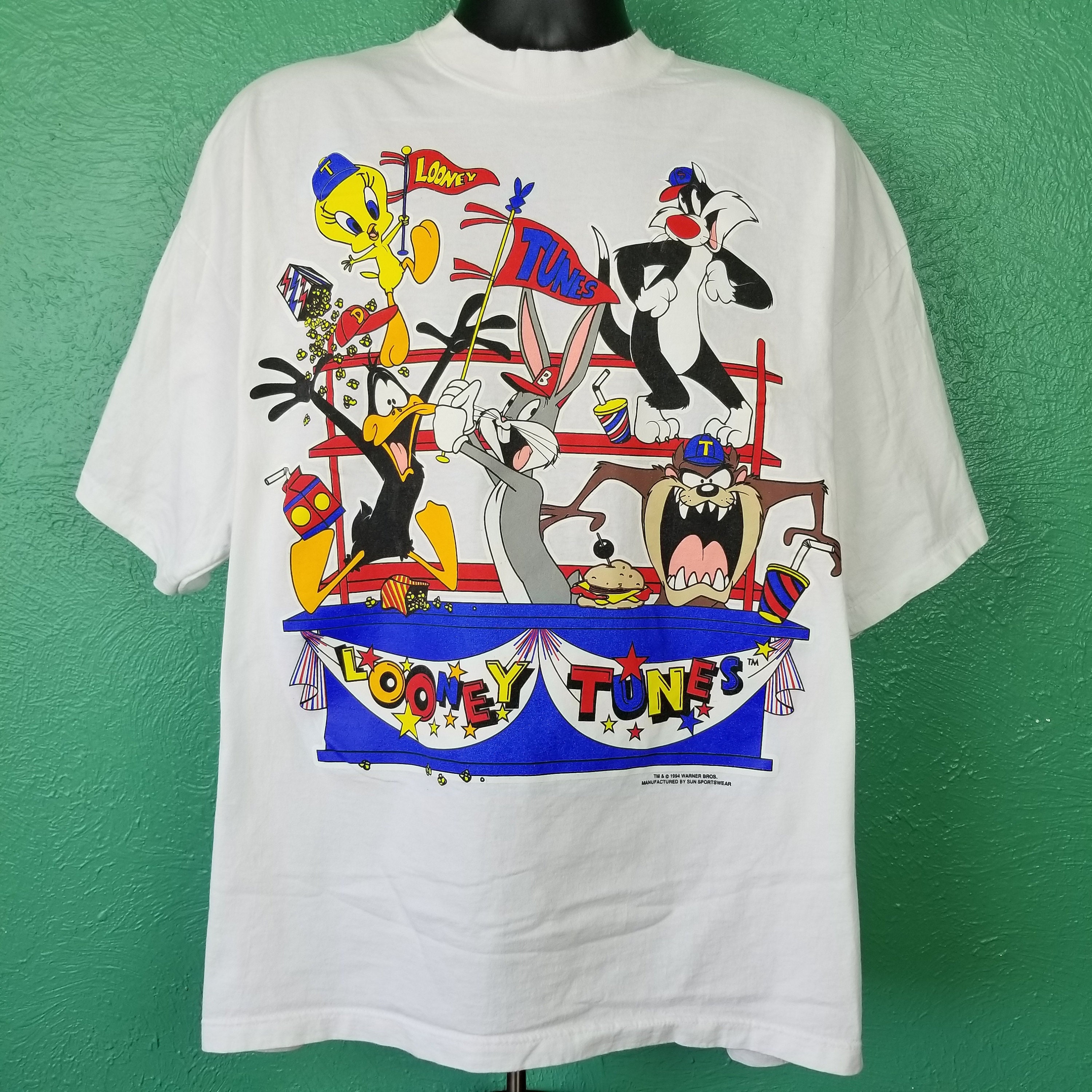 Colorado Rockies Looney Tunes Bugs Bunny Green Baseball Jersey - Worldwide Shipping