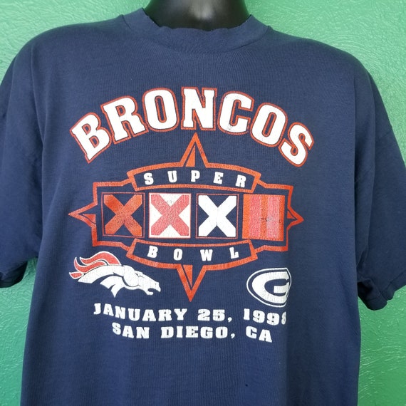 Vintage 90s Denver Broncos Super Bowl XXXI Champi… - image 1