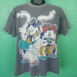 80s Bootleg Mickey & Minnie Mouse Gucci, Vuitton, Fila T-Shirt