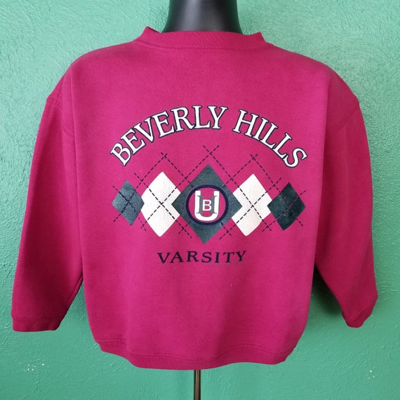 Vintage 80s Beverly Hills University California Varsity Checkered