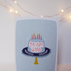 Birthday Wishes Quirky Greeting Card - Etsy