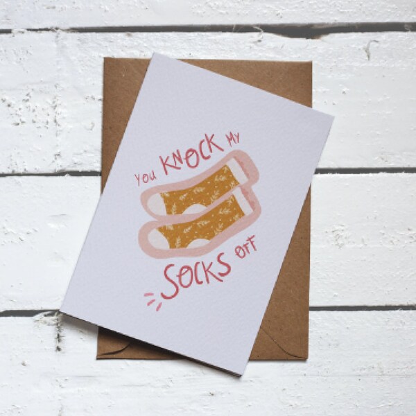 You Knock My Socks Off Etsy