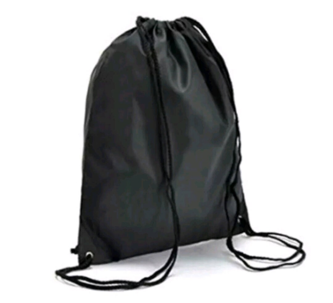 [MONOHA] / ☆ 24FW Drawstring backpack / black Leather Drawstring Backpack, Women's Everyday Backpack