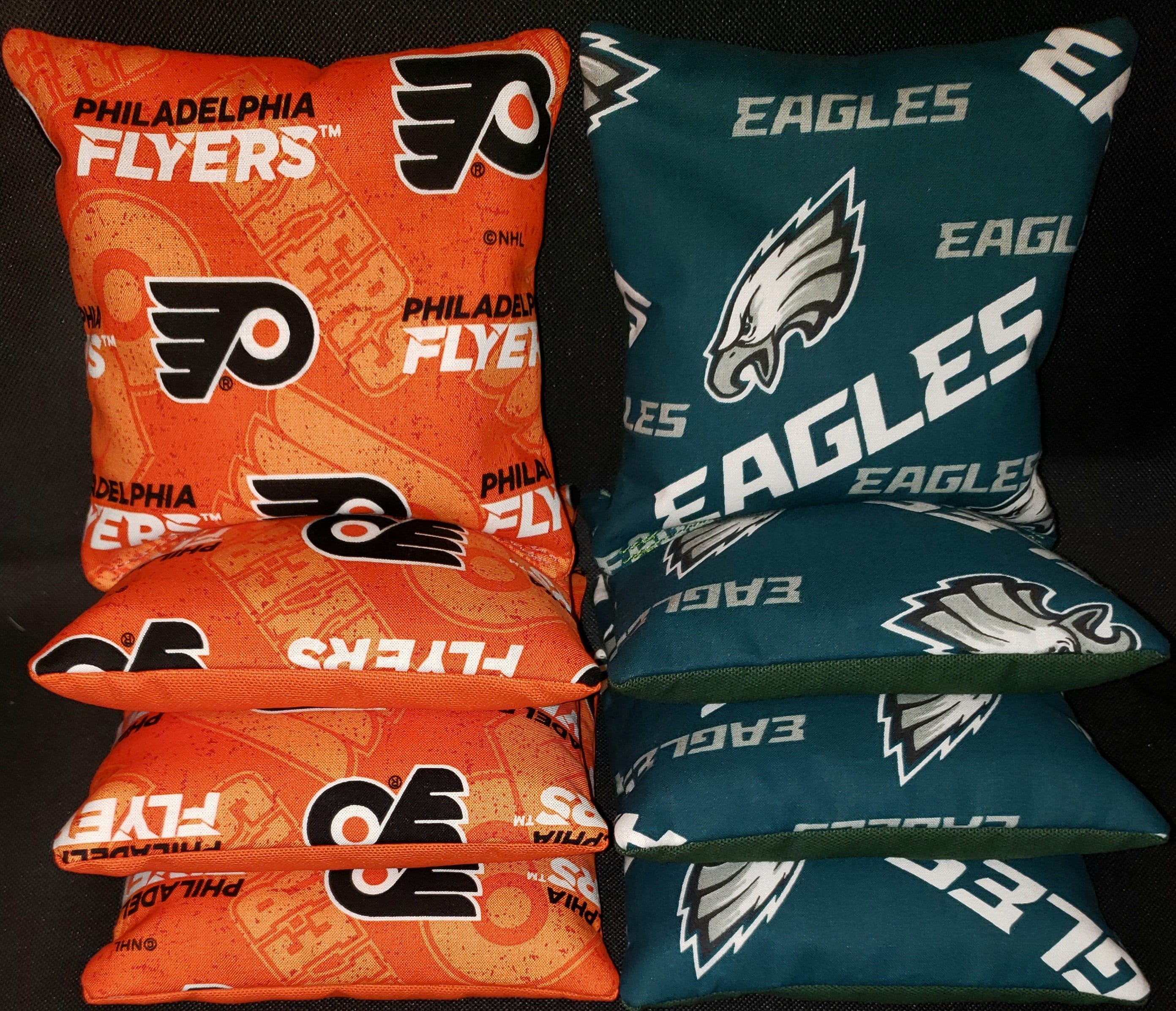 Philadelphia Eagles Cornhole Bean Bags 8 Top Quality Bag Toss Philadelphia Eagles Cornhole Bean Bags 8 Top Quality Bag Toss