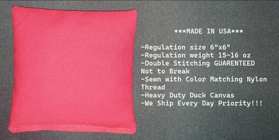 Pointyard 6x6 In Cornhole Bean Bags Set, 8 PCS Regulation All Weather - Foto 4