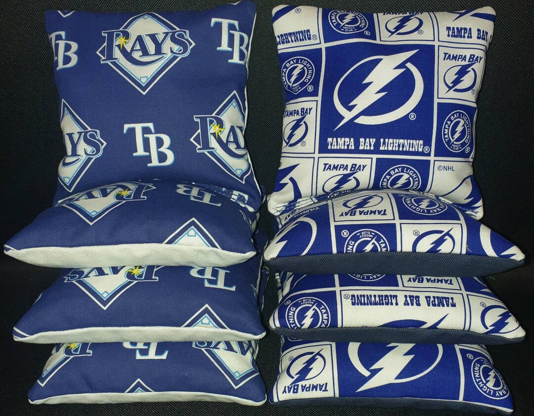 Set of 8 Tampa Bay Lightning Rays Cornhole Bags *FREE SHIPPING* - Etsy
