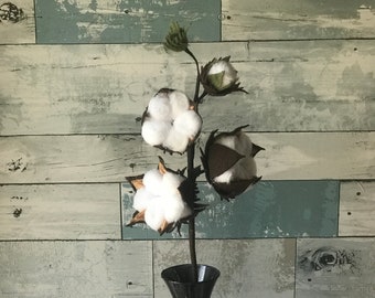 Cotton Flower Spray, felt flowers, Home Decor, Anniversary, Handmade, Spring decor, Mother’s Day, Easter, Valentine’s Day gift