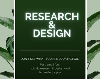 Custom Research & Design Service