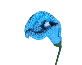 Calla Lily, Small, Crochet Flowers, handmade, gifts for her, handmade, Anniversary, Spring Decor, Mother’s Day gift, Valentine’s Day gift