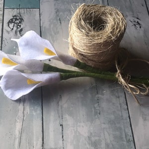 Calla Lily, Felt Flower, Lilies, Felt Calla Lily, Home Decor, handmade