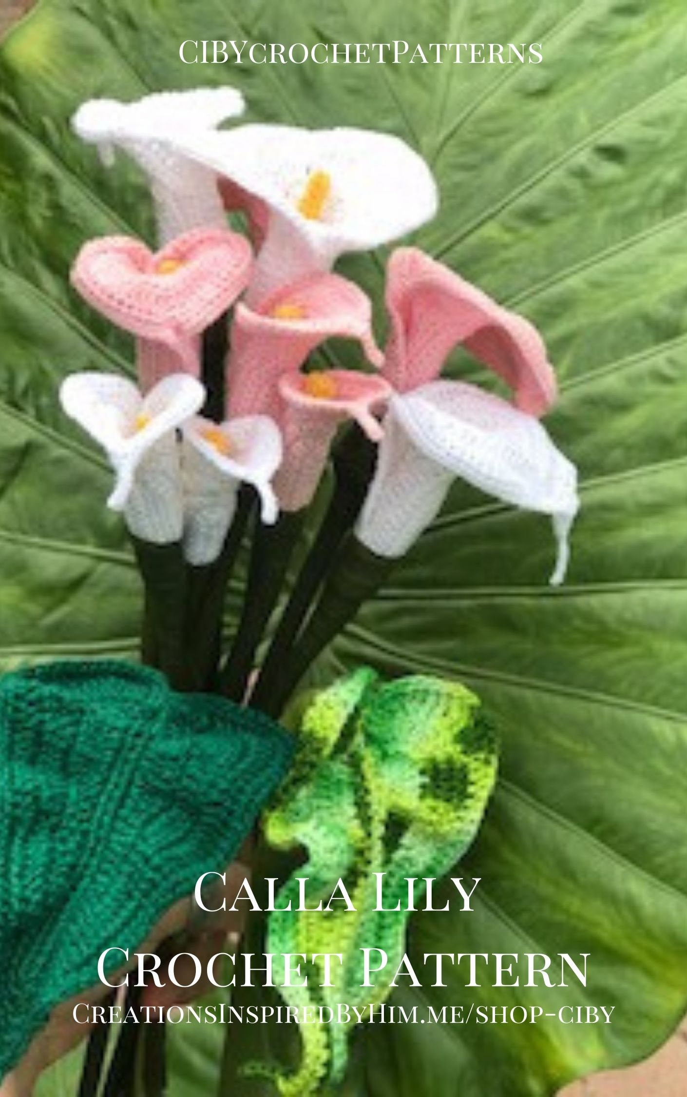 Instant Download Calla Lily Crochet Pattern