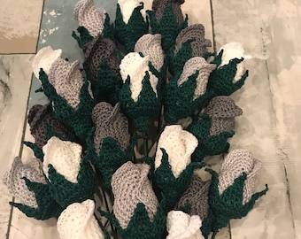 Rose, Crochet Rose Bud