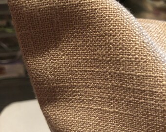 Funda de almohada de lino taupe con aspecto texturizado de 18"