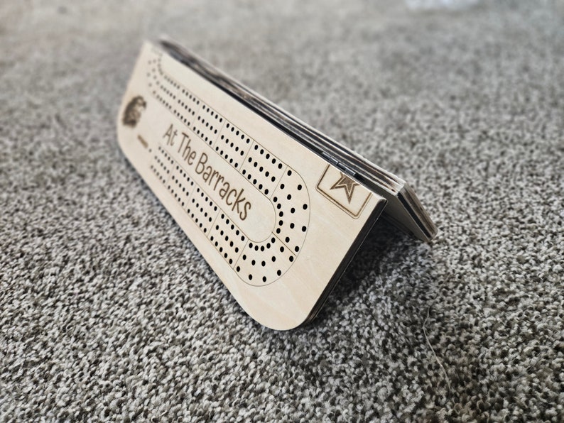 Cribbage Board Svg File ONLY, for Laser Cutting Etsy